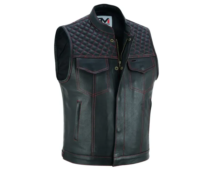 Shoeby gilet met backprint en studs grey denim
