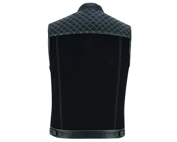 Gilet cuit coton diamond white