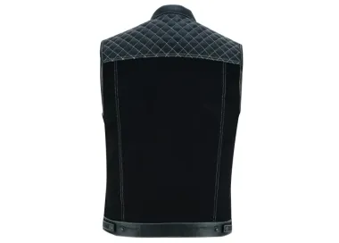 Gilet cuit coton diamond white