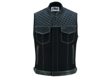 Gilet cuit coton diamond white
