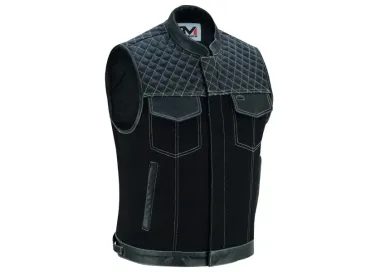Gilet cuit coton diamond white