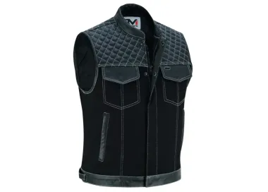 Gilet cuit coton diamond white