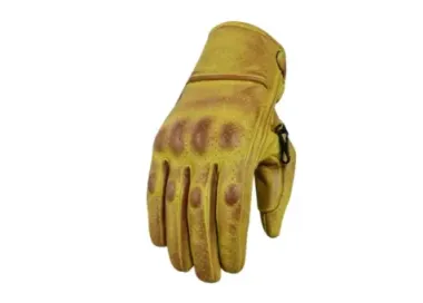 Gants moto jaune